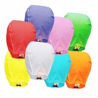 Lampion szczęścia latający latarnia 10szt XXXL