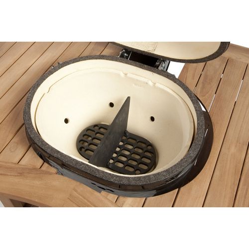 żeliwny separator węgla do grilla oval xl primo pg00334 na Arena.pl