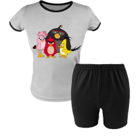 Krótka Piżama dziecięca Angry Birds - Wściekłe Ptaki