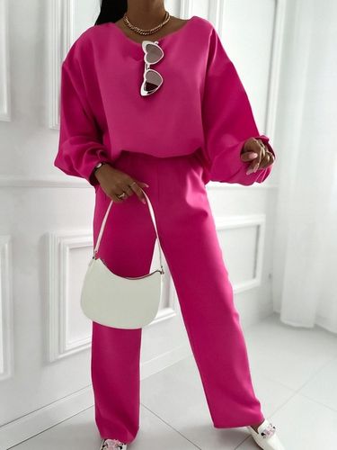 KOMPLET DAMSKI SPODNIE GARNITUR ELEGANCKI KOLORY na Arena.pl