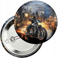 Przypinka z agrafką 59mm - MOTOR MOTOCYKL