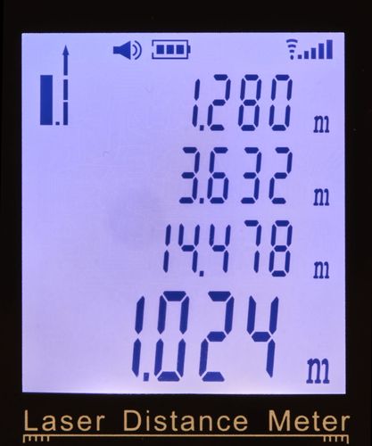 Laserowy miernik cyfrowy dalmierz 100m KD10408 na Arena.pl