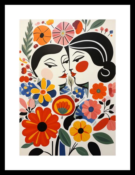Plakat 21x29,7cm Kwiatowy Romans zdjęcie 3