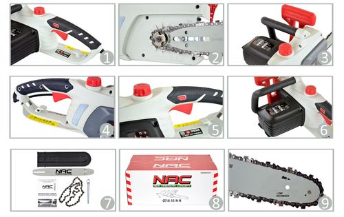 PIŁA ELEKTRYCZNA PILARKA NAC CE18-35-N-H MOC 1800 W PROWADNICA 35 CM na Arena.pl