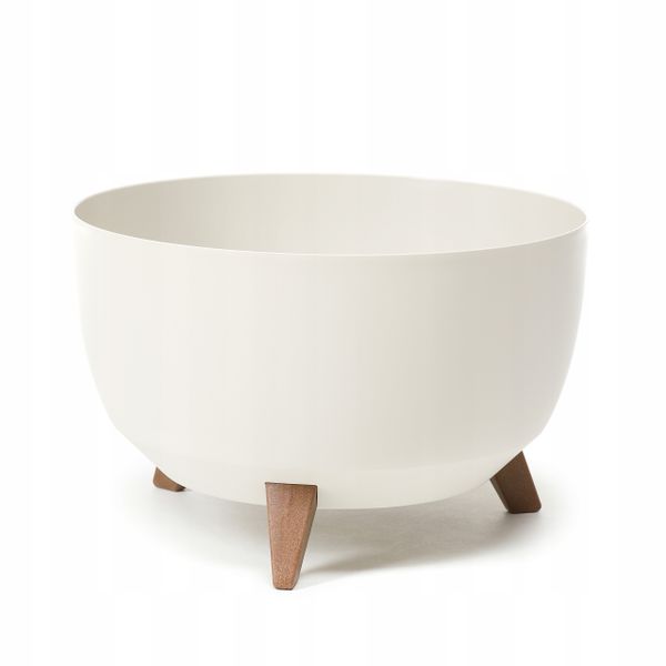 Doniczka, misa ROMA 240 | Kremowy zdjęcie 1