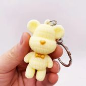 Brelok do kluczy Misiu żółty