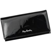 Portfel damski skórzany PIERRE CARDIN 02 LEAF 114 Czarny