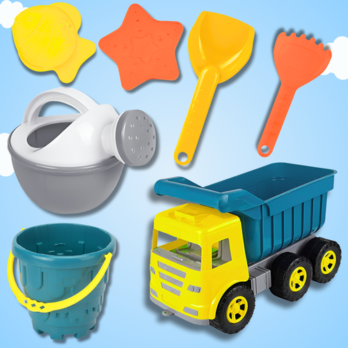 zestaw do piasku piaskownicy wywrotka foremki konewka grabie łopatka na Arena.pl
