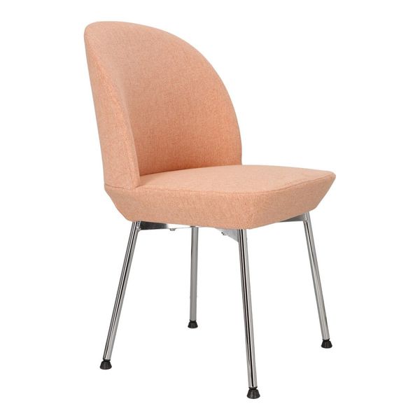 Krzesło Cloe różowe/ chrom zdjęcie 3