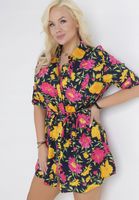 Born2Be Granatowa Sukienka damska XXL/XXXL