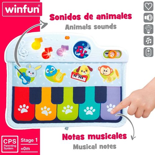 Pianino Interaktywne dla Bobasa Winfun 42 x 3 x 32 cm (4 Sztuk) na Arena.pl