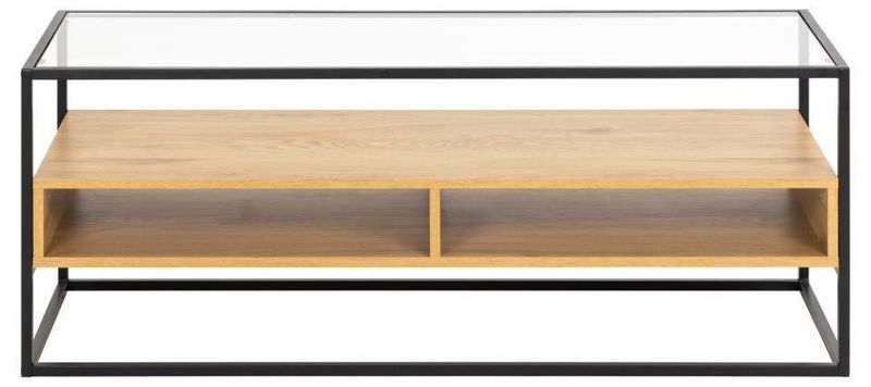 Szafka RTV Randolf szkło/dąb zdjęcie 1