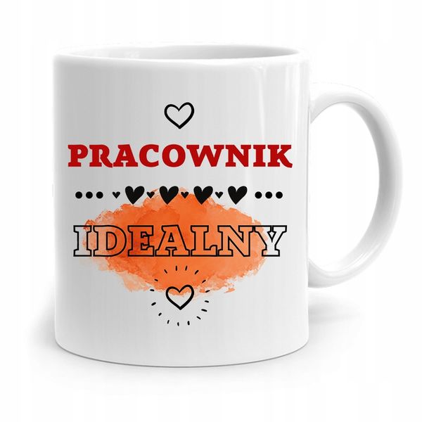 Dla Pracownika Robotnika Kubek Pracownik Idealny Z Nadrukiem Ze Zdjęciem zdjęcie 1
