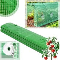 folia tunelu 8x3x2m zielona pokrycie