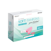 50 Małych Tamponów Gąbkowych - Soft-Tampons Mini