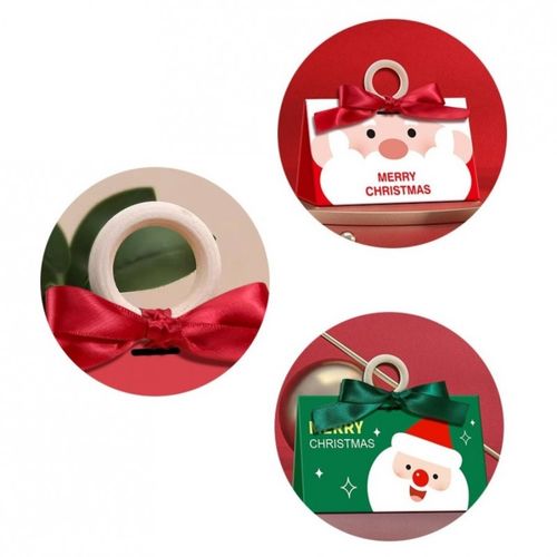 pudełko prezentowe ozdobne czerwone, merry  kokardą 17x10x8,5 cm opo36 na Arena.pl