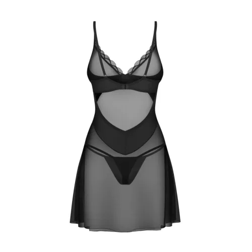 obsessive stelisa komplet koszulka i stringi czarny 2xl/3xl na Arena.pl