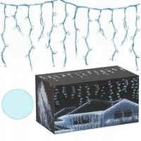 Sople FLASH lampki choinkowe LED 200 biały 8m kurtyna świetlna RS-210W