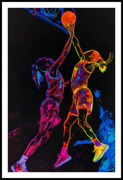 Plakat 56,6x86,4cm Mecz W Kosza zdjęcie 3