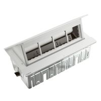 Gniazdo meblowe POP UP Incara - niewyposażone 8 modułów - BIAŁY Legrand 654809