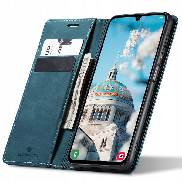 Spacecase Wallet Galaxy A24 Blue zdjęcie 1