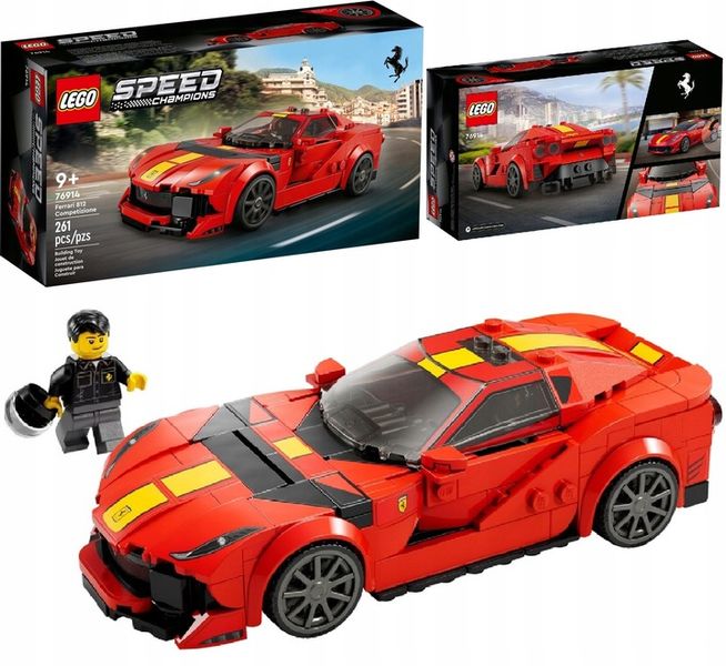 LEGO SPEED CHAMPIONS 76914 FERRARI 812 COMPETIZION PREZENT zdjęcie 2