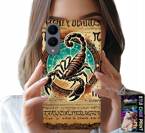 ETUI DO SAMSUNG GALAXY S25 EDGE - SKORPION ZNAK ZODIAKU ASTRONOMIA + FOLIA na Arena.pl