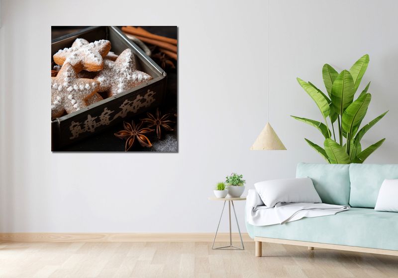 Obraz 100x100cm Słodkie Świętowanie zdjęcie 2