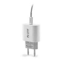 2 x Foneng Szybka Ładowarka Sieciowa Usb Typu C+ Abel Usb-C Lightning Pd 20
