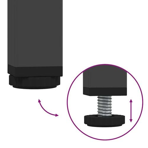 Szafka RTV, czarna, 101,5x39x43,5 cm, stal walcowana na zimno na Arena.pl