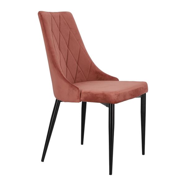 Krzesło Magnat różowy tapicerowane zdjęcie 4