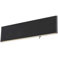 LAMPA ścienna SIEGFRIED 41751-12B Globo metalowa OPRAWA prostokątna LED 12W 3000K kinkiet czarny