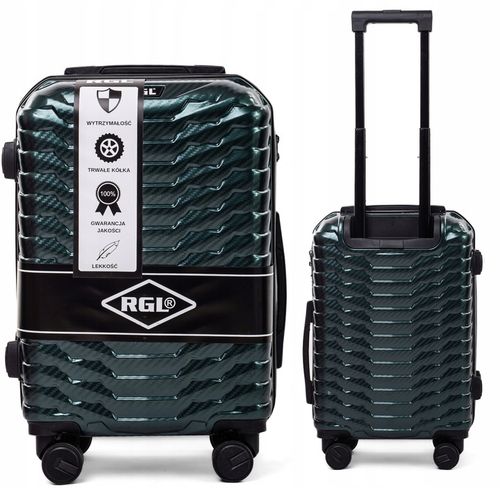 MAŁA WALIZKA KABINOWA L NA 4 KÓŁKACH PODRÓŻNA TORBA POLICARBON RGL na Arena.pl