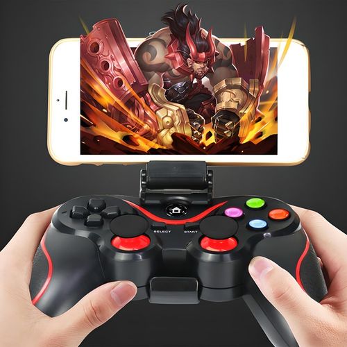 BEZPRZEWODOWY GAMEPAD PAD DO TELEFONU ANDROID PC iOS KONTROLER Z UCHWYTEM na Arena.pl