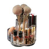 LINFIDITE Obrotowy Przezroczysty Organizer 360 stopni 6 Przegródek