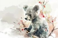 Plakat 86,4x56,8cm Akwarelowa Koala