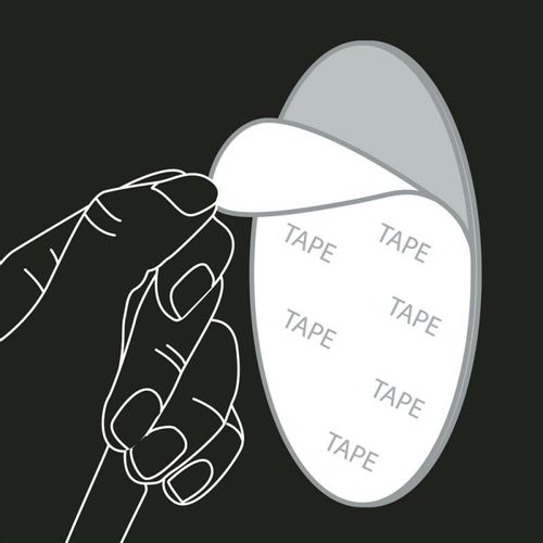 Wieszak samoprzylepny biały 5 szt - Yoka na Arena.pl