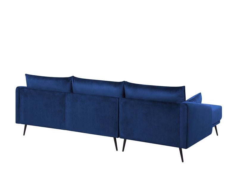 Narożnik LED welurowy niebieski VARDE zdjęcie 6