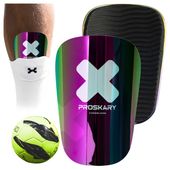 OCHRANIACZE PIŁKARSKIE MAŁE LEKKIE PRZYLEGAJĄCE KAMELEON FADED 13x9 cm