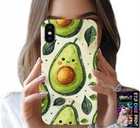 ETUI DO IPHONE X / XS - SŁODKIE UŚMIECHNIĘTE AWOKADO OBUDOWA