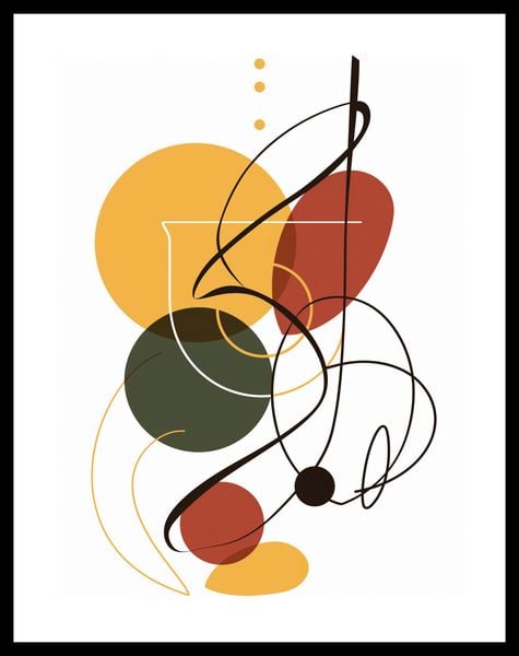 Plakat 30x40cm Taniec Form i Barw zdjęcie 3
