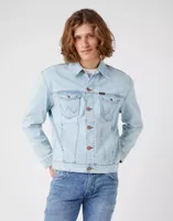 WRANGLER ANTI FIT JACKET MĘSKA KURTKA JEANSOWA ICY BRUSH BACK W4597915A L