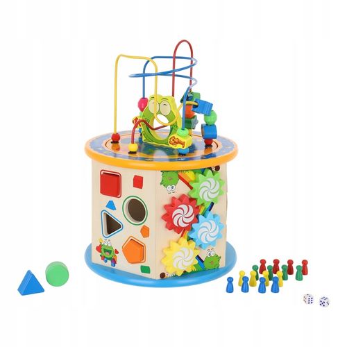 KOSTKA EDUKACYJNA DREWNIANY SORTER PRZEPLATANKA na Arena.pl