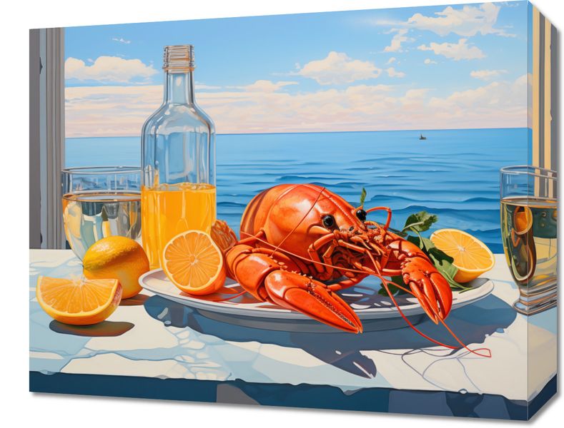 Obraz 50x40cm Homary Nie Do Pary zdjęcie 1