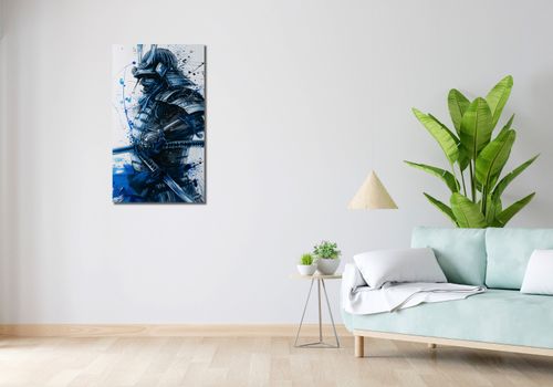 Obraz 50x90cm Samuraj w Błękicie na Arena.pl