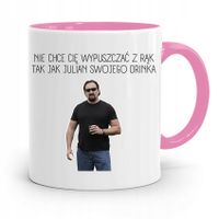 Kubek Różowy Dla Dziewczyny Nie Chcę Wypuszczać Z Nadrukiem Ze Zdjęciem