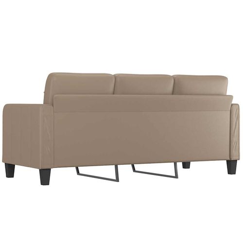 3-osobowa sofa, cappuccino, 180 cm, sztuczna skóra na Arena.pl