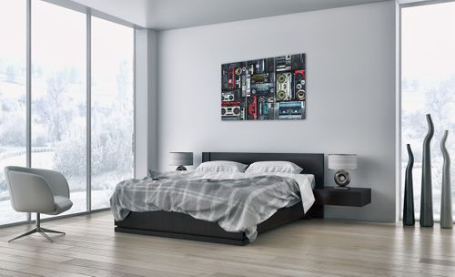 Obraz Na Płótnie - Technika Magnetofon - 105X70 Cm - Ce105X70-3875 na Arena.pl