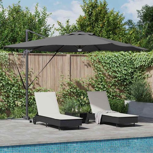 Parasol Roma Antracyt 286 x 285 x 270 cm Aluminium, Poliester na Arena.pl