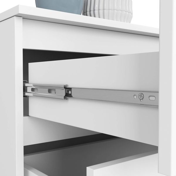 Komoda K 160 cm 4 szuflady - biała zdjęcie 5